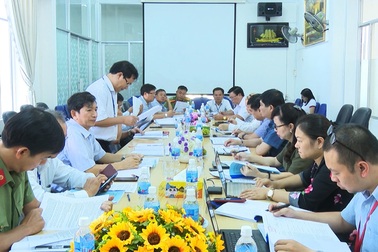 Ban chỉ đạo thi THPT quốc gia kiểm tra công tác chuẩn bị tại Phú Yên