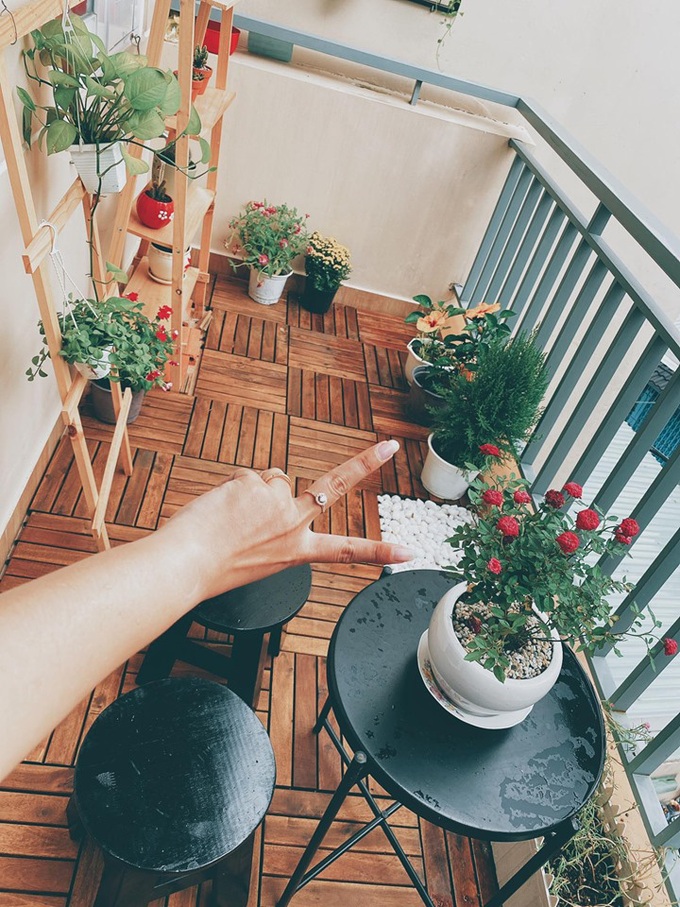 1 tháng vừa làm vừa tranh thủ décor lại ban công bỏ trống 3 năm chỉ với 3,5 triệu đã có góc cực chill tươi mới - Ảnh 3. 1 tháng vừa làm vừa tranh thủ décor lại ban công bỏ trống 3 năm chỉ với 3,5 triệu đã có góc cực chill tươi mới - Ảnh 3.