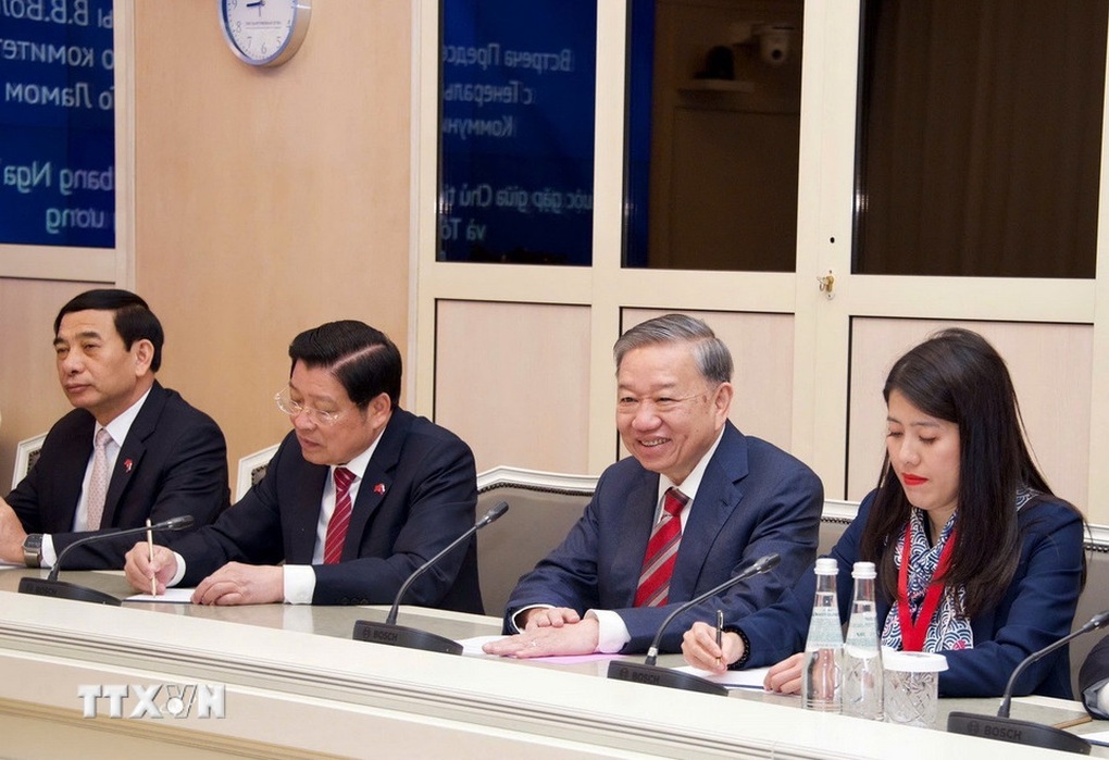 Tổng Bí thư Tô Lâm hội kiến Chủ tịch Duma Quốc gia Nga Vyacheslav Volodin - 3 Tổng Bí thư Tô Lâm hội kiến Chủ tịch Duma Quốc gia Nga Vyacheslav Volodin - 3