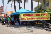 BOT Tân Đệ chờ chỉ đạo để thu phí trở lại sau nhiều ngày xả trạm