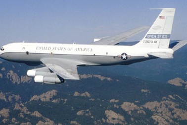 Máy bay chở chuyên gia Mỹ, Ukraine giám sát không phận Nga