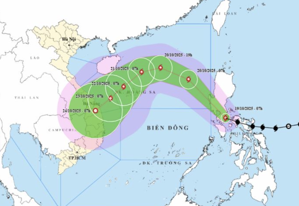 Bão Fengshen khả năng vào Biển Đông hôm nay - 1 Bão Fengshen khả năng vào Biển Đông hôm nay - 1