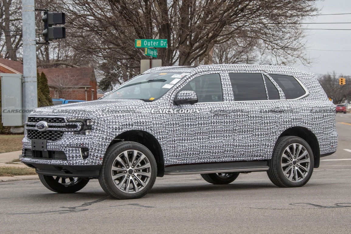 Ford Everest 2022 lộ diện trên đường thử - 5 Ford Everest 2022 lộ diện trên đường thử - 5