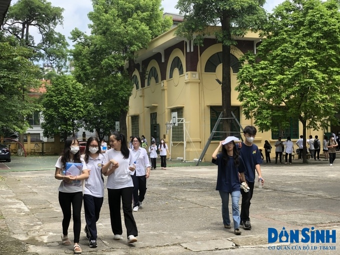 Thí sinh tham dự kỳ thi tốt nghiệp THPT năm 2023.