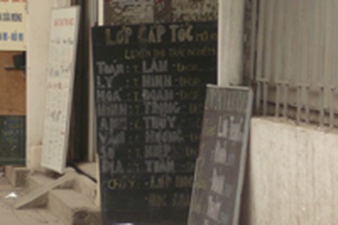 “Vắng hoe” luyện thi cấp tốc