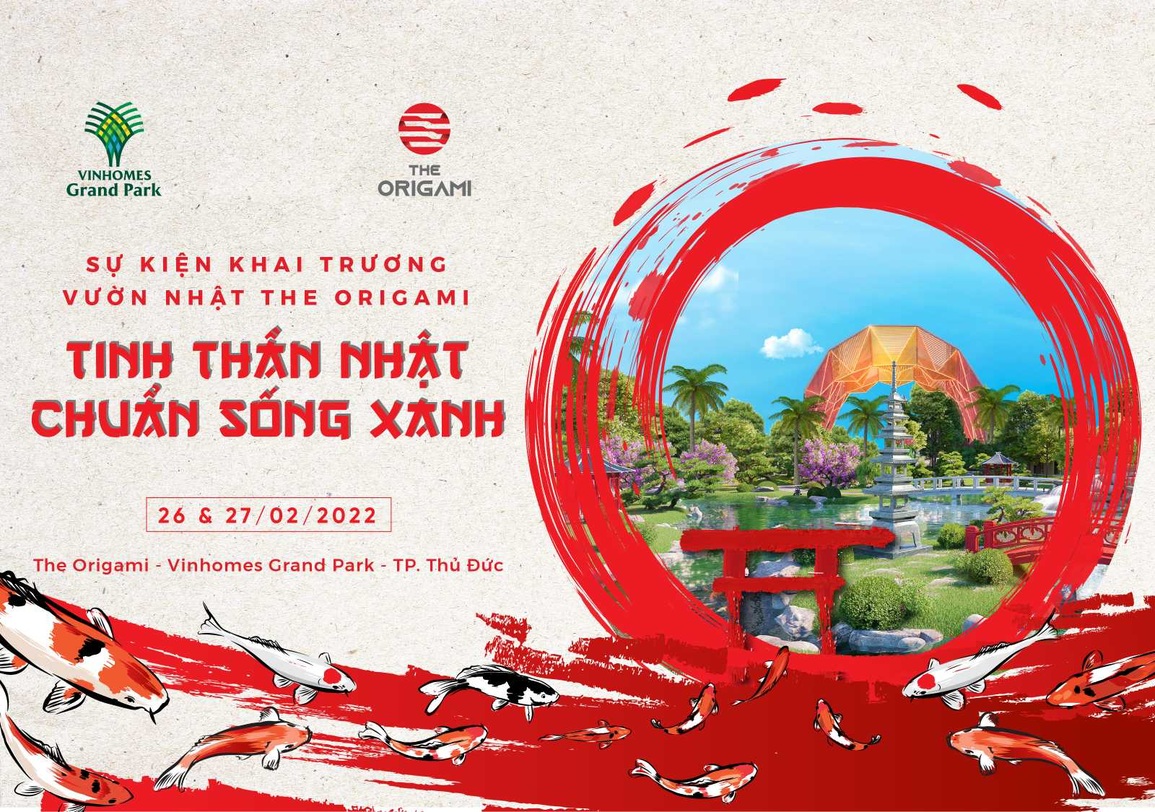 Sắp khai trương vườn Nhật tại khu đô thị Vinhomes Grand Park - 1 Sắp khai trương vườn Nhật tại khu đô thị Vinhomes Grand Park - 1