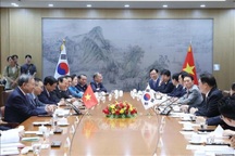 Tổng Bí thư Tô Lâm hội kiến Chủ tịch Quốc hội Hàn Quốc Woo Won Sik