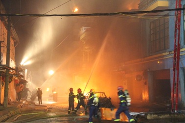 Diễn tập ứng phó thảm họa cháy lớn nhất từ trước tới nay tại Sơn La