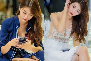 Quỳnh Châu khoe ngực đầy sau nghi án chia tay Quán quân Next Top 2014
