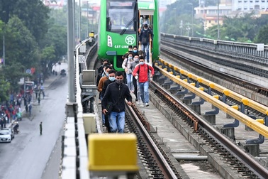 Từ ngày mai toàn bộ 9 đoàn tàu Cát Linh - Hà Đông được chạy thử