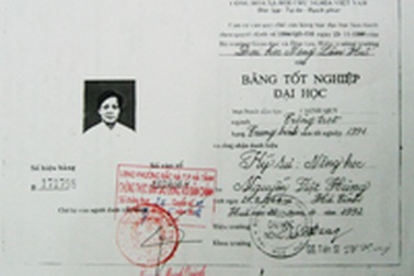 Chủ tịch Công đoàn Công ty Cao su dùng nhiều bằng giả