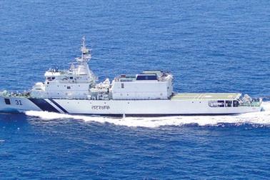 Tàu cảnh sát biển Ấn Độ thăm cảng Tiên Sa, Đà Nẵng