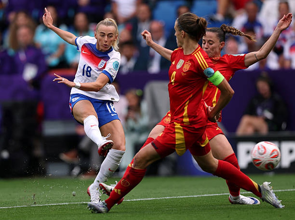 Thắng Tây Ban Nha, đội tuyển nữ Anh vô địch Euro 2025 - 1 Thắng Tây Ban Nha, đội tuyển nữ Anh vô địch Euro 2025 - 1