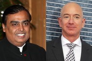 "Trận chiến" giới siêu giàu: Khi Jeff Bezos quyết đấu với Mukesh Ambani