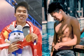 Ngoại hình điển trai của nam kình ngư Singapore vừa phá kỷ lục SEA Games 32