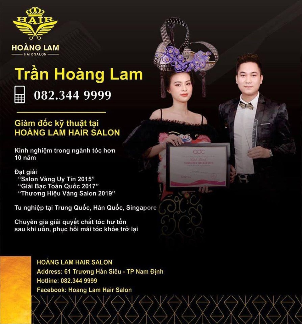 Hoàng Lam Hair Salon: Địa chỉ vàng “check-in” của các tín đồ sành sỏi về tóc - 1 Hoàng Lam Hair Salon: Địa chỉ vàng “check-in” của các tín đồ sành sỏi về tóc - 1