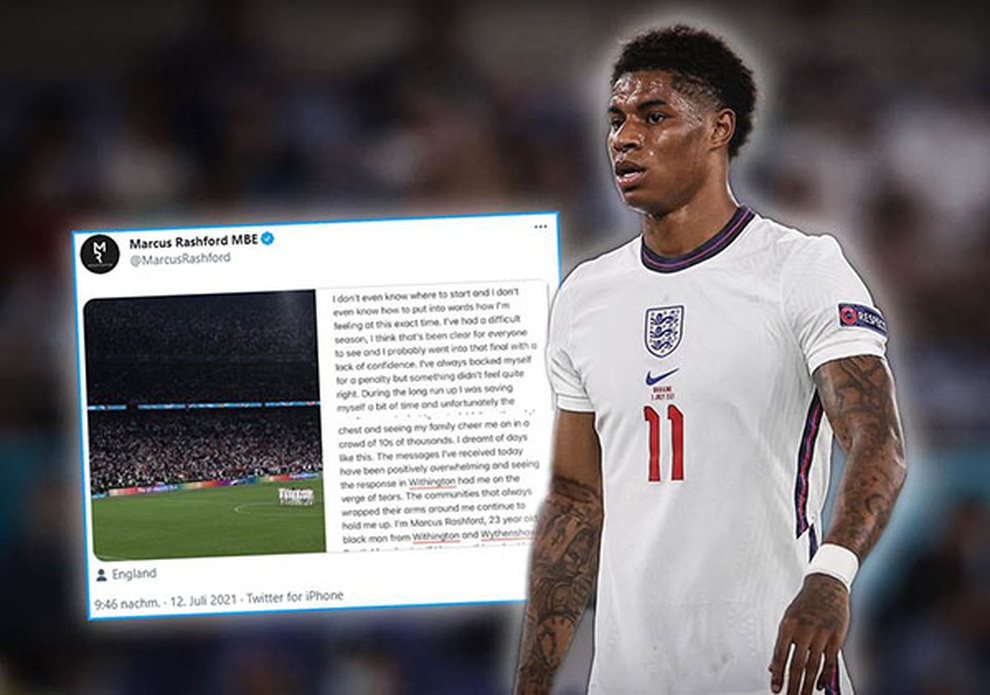Bị miệt thị không thương tiếc, Marcus Rashford nói lời gan ruột - 1 Bị miệt thị không thương tiếc, Marcus Rashford nói lời gan ruột - 1