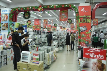 Hàng điện máy sôi động mùa giảm giá cuối năm