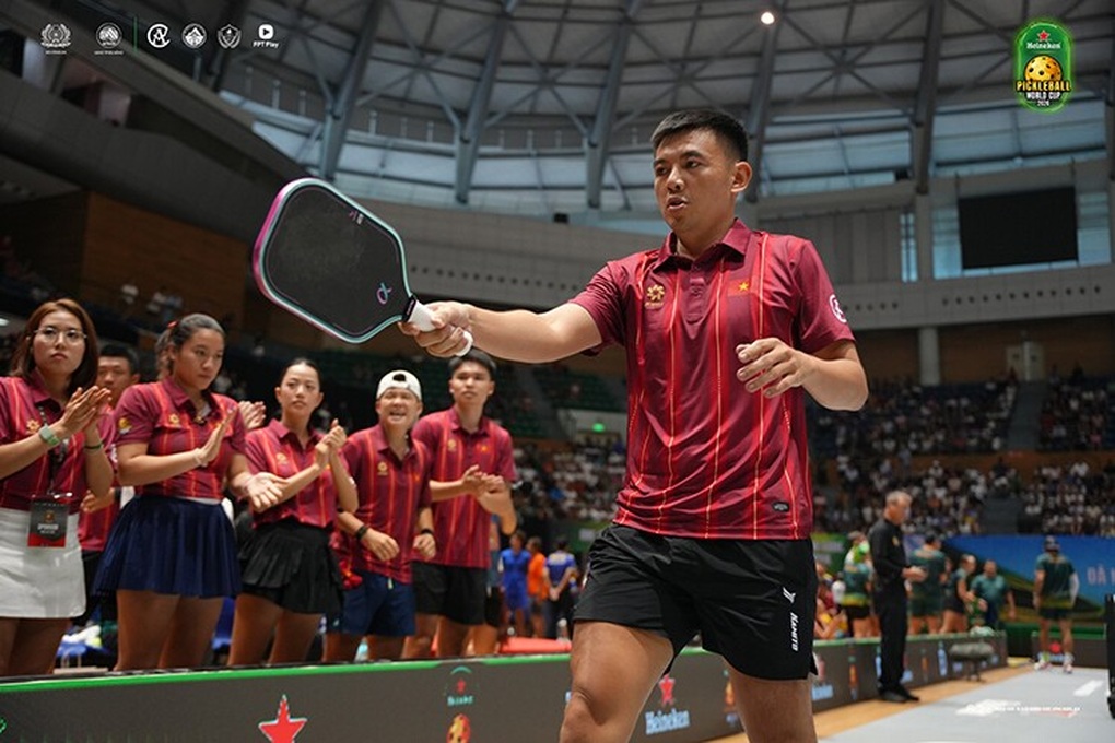 Hoàng Nam vô địch đơn nam, tuyển Việt Nam thua Mỹ ở Pickleball World Cup - 2