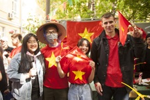 Du học sinh Việt Nam rực rỡ trong ngày hội Văn hóa quốc tế tại Nga