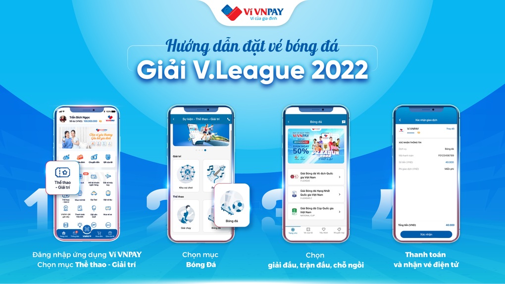 Rinh ngay ưu đãi giảm 50% giá vé V.League 2022 khi đặt mua trên ví VNPAY - 2 Rinh ngay ưu đãi giảm 50% giá vé V.League 2022 khi đặt mua trên ví VNPAY - 2