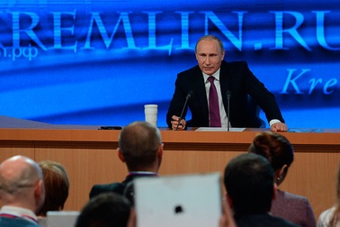 Tổng thống Putin họp báo với 1.400 phóng viên chiều nay