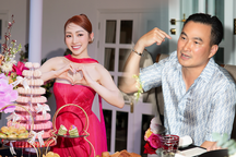 Chi Bảo tổ chức sinh nhật cho vợ kém 16 tuổi ở biệt thự triệu đô