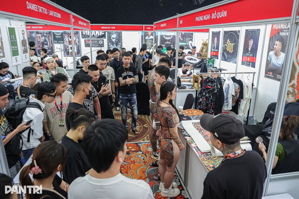 Ngắm loạt tác phẩm xăm kín lưng, chân tại lễ hội xăm hình lớn nhất miền Bắc - 3