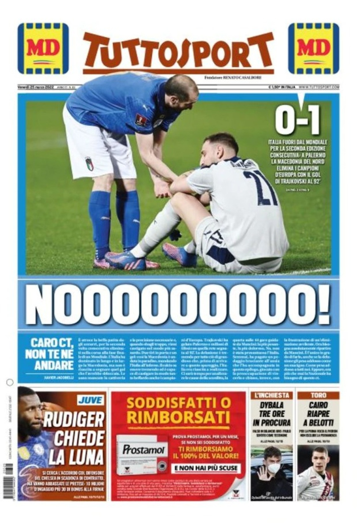 Italia gây sốc khi mất vé dự World Cup: Cửa địa ngục mở ra từ thiên đường - 1 Italia gây sốc khi mất vé dự World Cup: Cửa địa ngục mở ra từ thiên đường - 1