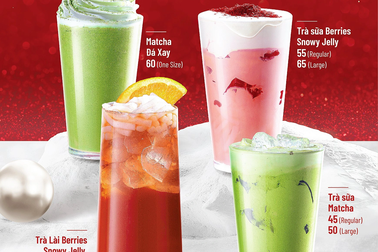 Đón Giáng sinh sớm với đồ uống mới tại Phúc Long