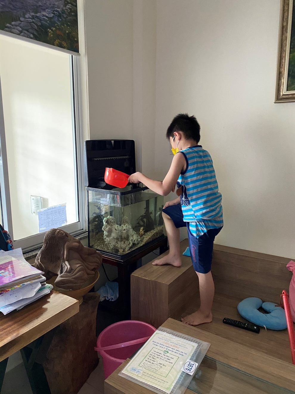 Cậu bé 7 tuổi vào viện chữa Covid-19 và trở về nhà một mình - 3 Cậu bé 7 tuổi vào viện chữa Covid-19 và trở về nhà một mình - 3