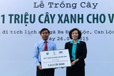 Vinamilk và Quỹ 1 triệu cây xanh tri ân các Anh hung Liệt sỹ tại Ngã Ba Đồng Lộc