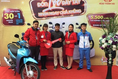 Đón lộc "khủng" cùng Honda Việt Nam, mang niềm vui đến mọi nhà