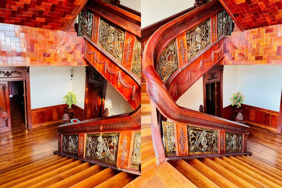 Choáng ngợp biệt thự siêu sang, nội thất dát toàn gỗ quý ở Bắc Ninh - 10 Choáng ngợp biệt thự siêu sang, nội thất dát toàn gỗ quý ở Bắc Ninh - 10