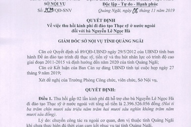Du học bằng ngân sách nhưng không quay về: Thu hồi gấp đôi kinh phí có hợp lý?