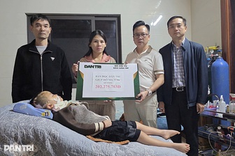 Gần 350 triệu đồng đến với cậu bé 8 tuổi sống thoi thóp sau tai nạn