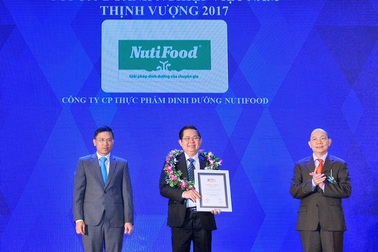 ​Nutifood đứng trong top 10 doanh nghiệp Việt Nam thịnh vượng