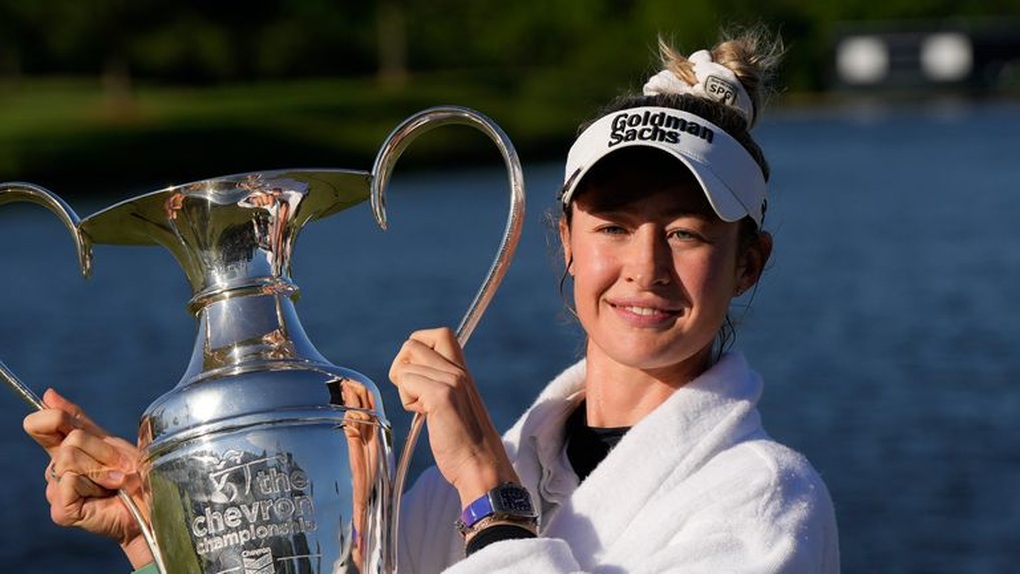 Nelly Korda vô địch giải golf The Chevron Championship 2024 - 1 Nelly Korda vô địch giải golf The Chevron Championship 2024 - 1