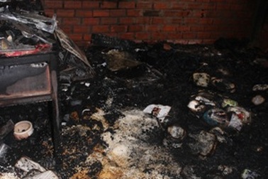 Cháy rụi căn nhà tình thương trong đêm mùng 4 Tết