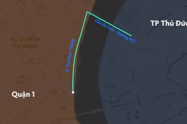 Cầu đi bộ hình lá dừa nước rút ngắn hai bờ sông Sài Gòn thế nào?