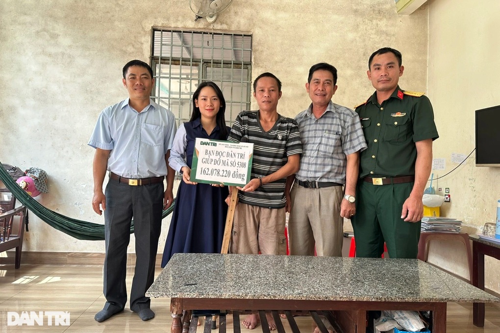 Hơn 160 triệu đồng đến với người đàn ông từng nén đau không dám phẫu thuật - 1 Hơn 160 triệu đồng đến với người đàn ông từng nén đau không dám phẫu thuật - 1