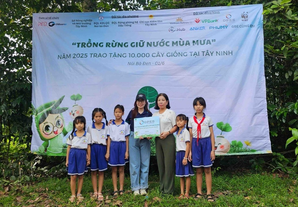 Hưởng ứng ngày môi trường thế giới, OPES trao tặng gần 1.300 cây giống tại Tây Ninh - 2 Hưởng ứng ngày môi trường thế giới, OPES trao tặng gần 1.300 cây giống tại Tây Ninh - 2