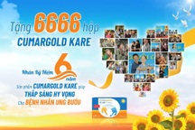 CumarGold Kare trao tặng 6666 phần quà cho bệnh nhân ung thư hoàn cảnh đặc biệt