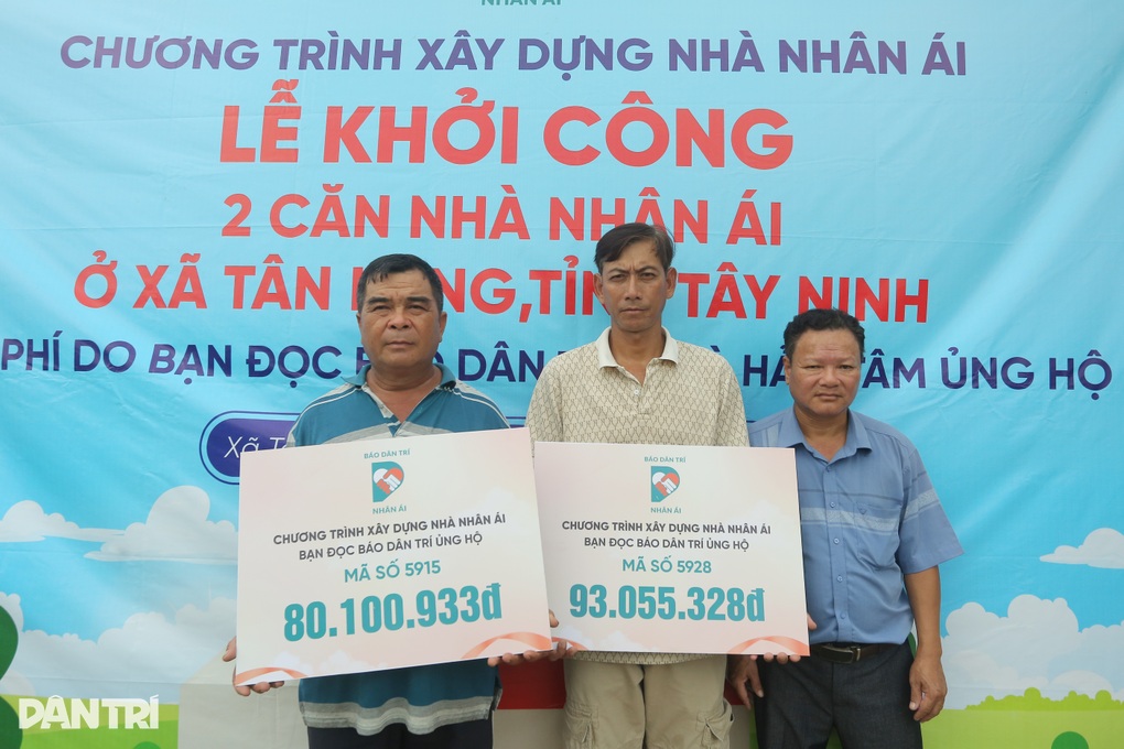 Khởi công 2 nhà Nhân ái ở Tây Ninh: Con cái tôi có nơi học hành ổn định - 2