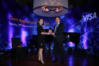 Ngân hàng cổ phần đứng đầu về doanh số thanh toán thẻ Visa Debit năm 2016