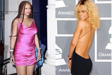 Rihanna tăng cân vẫn xinh đẹp