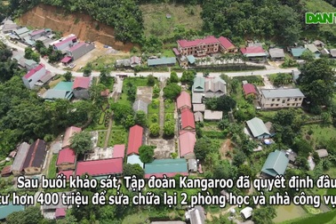 Tập đoàn Kangaroo tài trợ hơn 400 triệu đồng “hoá giải” nỗi lo trường sập