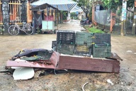 Người dân dựng chướng ngại vật ngăn ô tô né trạm BOT