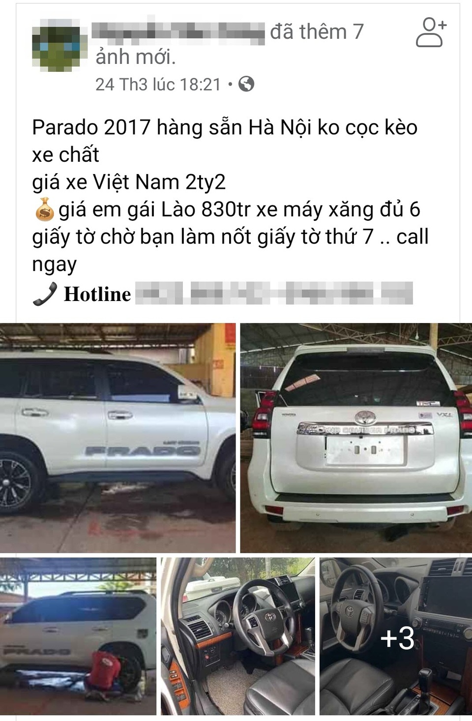 Bùng nổ ô tô cũ biển Lào bán giá siêu rẻ tại Việt Nam - 1 Bùng nổ ô tô cũ biển Lào bán giá siêu rẻ tại Việt Nam - 1