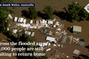 Australia tan hoang trong "biển" nước vì trận lũ tồi tệ nhất 50 năm qua